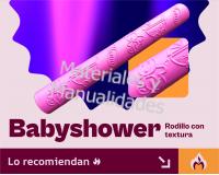 Rodillo baby coche Fondant Marcar Porcelana Fría Repujar